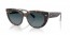 1413S3 (dark havana on transparent multicolour) blue polarized gradient lens