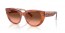 1415A5 (red havana on transparent multicolour) pink gradient brown lens