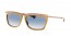 13063F (wrinkled beige on blue) clear gradient blue lens
