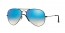 002/4O (shiny black) blue mirror gradient lens