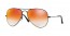 002/4W (shiny black) red mirror gradient  lens
