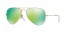 112/19 (matte gold) multilayer green mirror lens