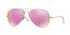 112/1Q (matte silver) fuschia mirror polarized lens