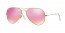 112/4T (matte gold) fuschia mirror lens
