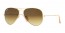 112/85 (matte gold) brown gradient lens
