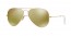 112/93 (matte gold) gold mirror lens