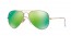 112/P9 (matte gold) green mirror polarized lens