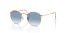 92023F (rose gold) clear to blue gradient lens