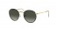 919671 (black on legend gold) grey gradient lens