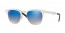 137/7Q (brushed silver) blue mirror