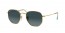 91233M (gold) blue gradient grey lens