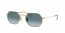 91233M (gold) blue gradient grey lens