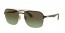 9110E8 (gold/black) green gradient lens