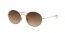 9115S0 (rubber gold on brown) brown gradient mirror red lens