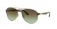 907600000000 (gold on top matte black) green gradient brown lens