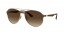 912713 (gold on top matte havana) brown gradient dark brown lens