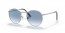 003/3F (silver) clear blue gradient lens