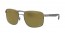 90756O (gunmetal on matte gunmetal) green mirror gold polarized lens