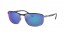 92044L (blue on gunmetal) polarized grey mirror blue lens