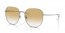 003/2Q (silver) yellow gradient lens