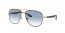 90003F (black on gold) clear gradient blue lens