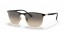 187/32 (black on gold) grey gradient lens