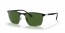 9144P1 (black on silver) dark green polarized lens