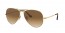 914751 (gold) clear gradient brown lens