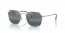 9242G6 (silver/blue) silver blue mirror gradient polarized lens