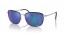 91444L (black on silver) grey chromance polarized mirror blue lens