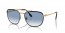 90003F (black on gold) blue gradient lens
