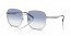 003/19 (silver) blue gradient lens