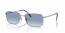 003/3F (silver) blue gradient lens