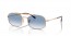 92623F (rose gold) light blue lens