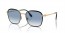 90003F (black on gold) blue gradient lens
