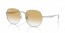 003/2Q (silver) yellow gradient lens
