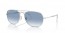 003/3F (silver) blue gradient lens