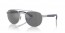 003/6G (silver) grey mirror lens