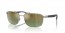 004/6O (gunmetal) blue and gold chromance polarized gradient lens