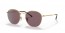 001/AF (gold) dark violet polarized lens