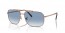 92023F (rose gold) blue gradient lens