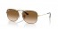 912751 (havana on gold) brown gradient lens