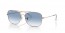 92023F (rose gold) blue gradient lens