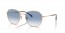 92623F (rose gold) light blue lens