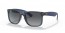 6596T3 (transparent blue) grey gradient polarized lens
