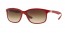 612613 (amaranth) gradient brown lens