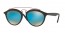 6252B7 (matte black) blue mirror lens