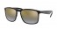 601/J0 (black) blue mirror gold grad polarized