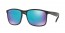 601SA1 (matte black) green mirror blue polarized lens