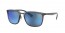 636355 (transparent grey) blue mirror lens